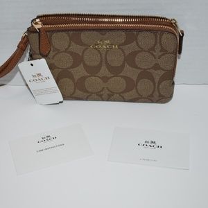 Brown Coach Clutch/Wallet- NWT
